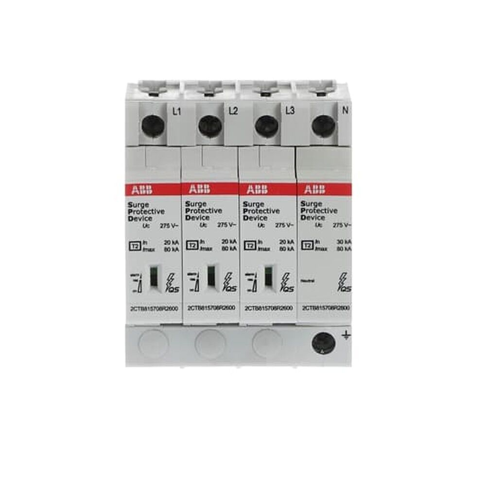 ABB Überspannungsableiter für Energietechnik Stromversorgung 2CTB815708R2000 Typ OVR T2 3N 80-275S