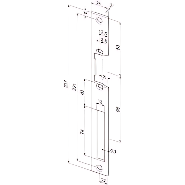 Assa Abloy Flachschließblech -------23B35-01