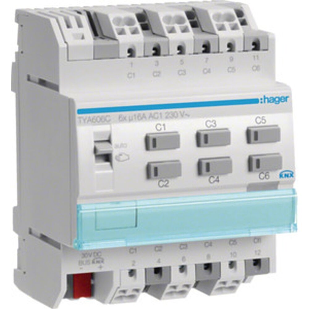 Hager Schalt-/Jalousieausgang KNX TYA606C