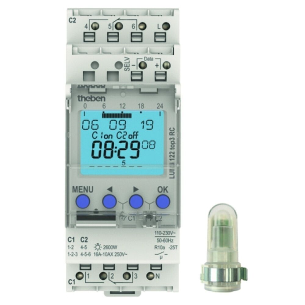 Theben Dämmerungsschalter 1220130 Typ LUNA 122 top3 AL 