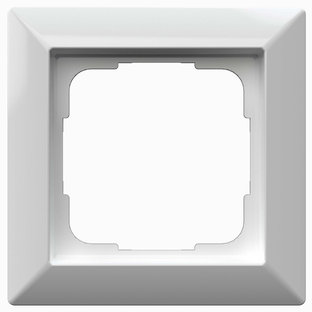 Eberle Abdeckrahmen 007190045001 Typ Abdeckrahmen 55x55 Design A - RAL9010, glzd.