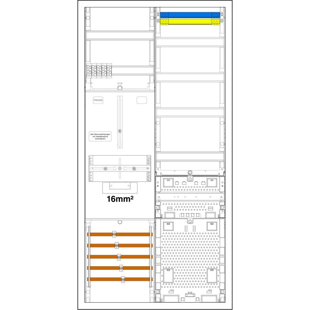 f-tronic Sammelschienenklemmen 7190219 Typ 3HZ721APZRFZL-16