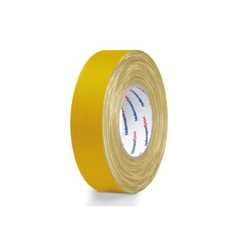 Hellermann Gewebeband 712-00502 Typ HTAPE-TEX-19x50 CO YE 50