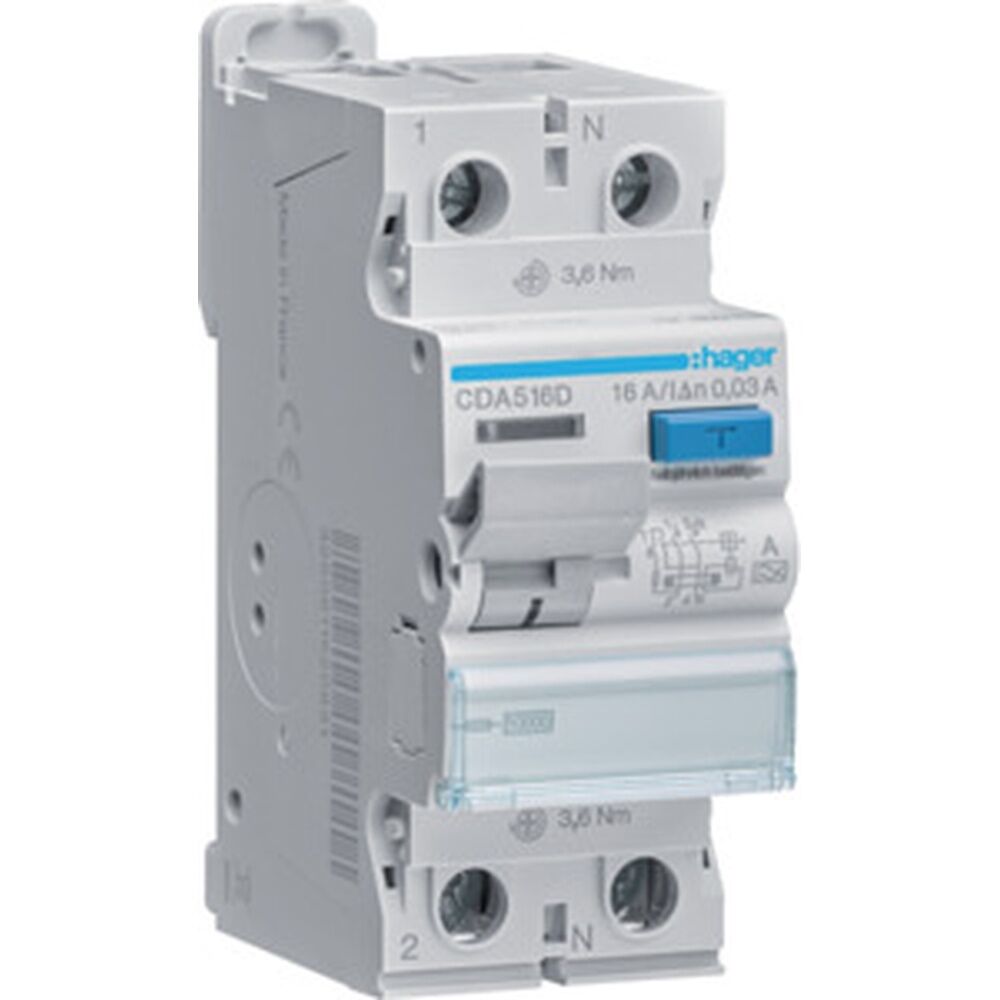Hager FI Schalter CDA516D