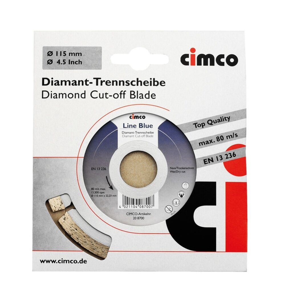 Cimco Diamant Trennscheiben 208706 