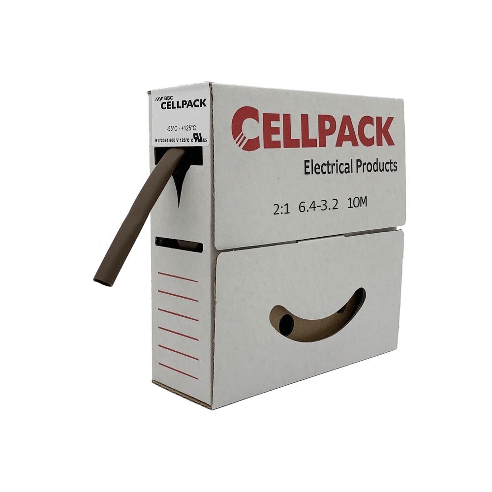 Cellpack Warmschrumpfschlauch 144439 Typ SB/6.4-3.2/BN/10m