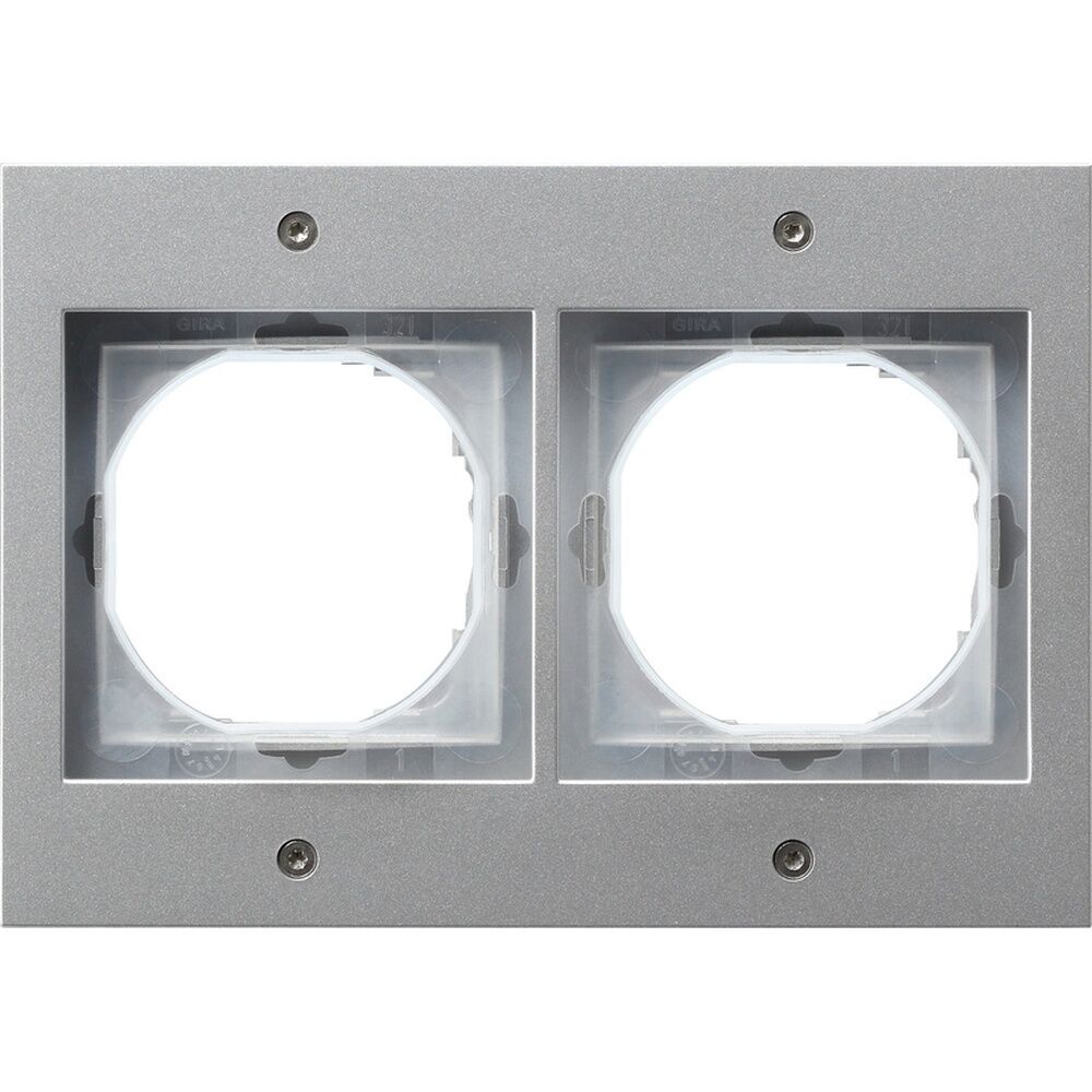 Gira Abdeckrahmen 2fach 021265 