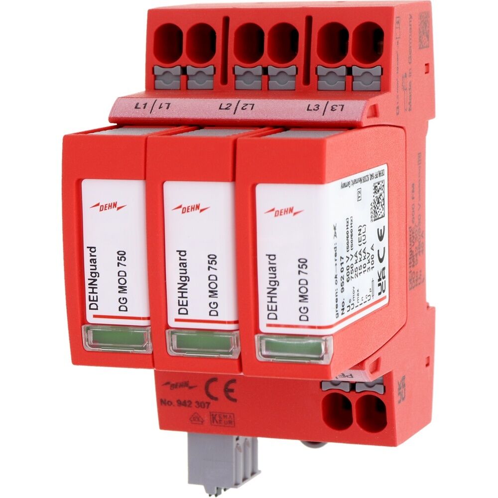 Dehn + Söhne Überspannungsableiter 942307 Typ DG MP WE 600 FM