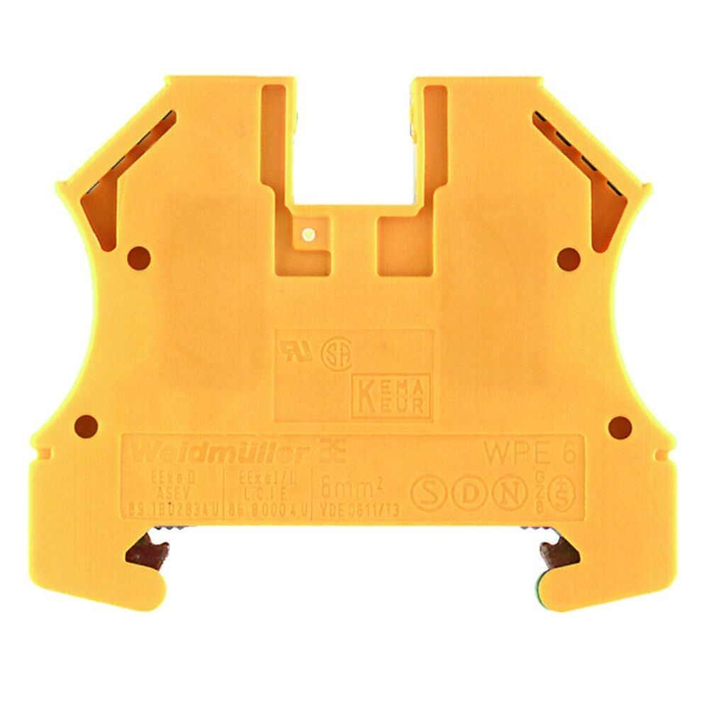 Weidmüller Schutzleiter Reihenklemme 1010200000 Typ WPE 6
