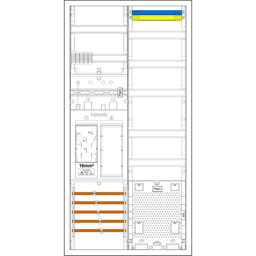 f-tronic Komplettschrank 7195202 Typ EHZ721APZ-16