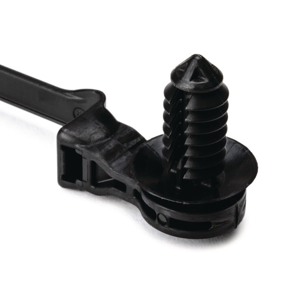 Hellermann Tyton Befestigungsbinder 157-00165 Typ T50ROSFT6SO12.5R-PA66HIRHSUV-BK (500)