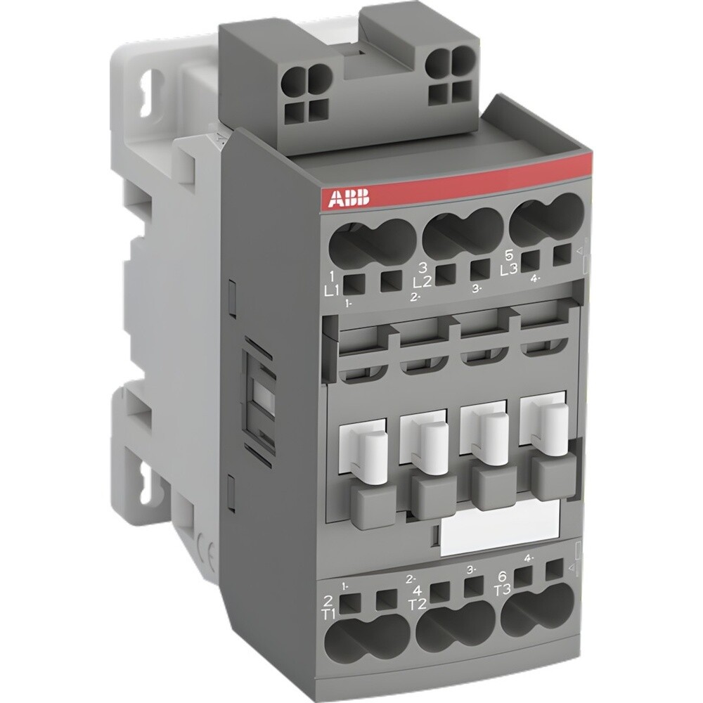 Produktbild von ABB Schütz B7-30-01 – 3 Schließer + 1 Öffner, Steuerspannung 380–415V, 40–450 Hz, 5,5 KW AC-3, Schraubanschluss