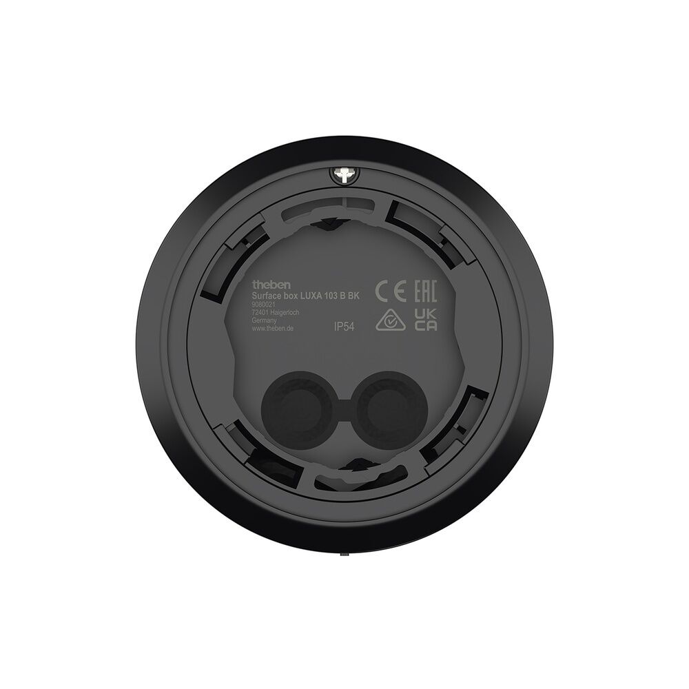 Theben AP Rahmen 9080021 Typ Surface box LUXA 103 B BK