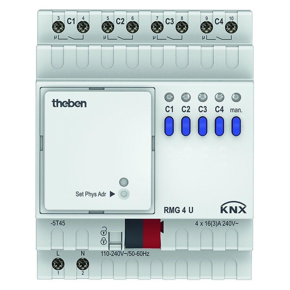 Theben KNX Schaltaktor 4930223 Typ RMG 4 U KNX