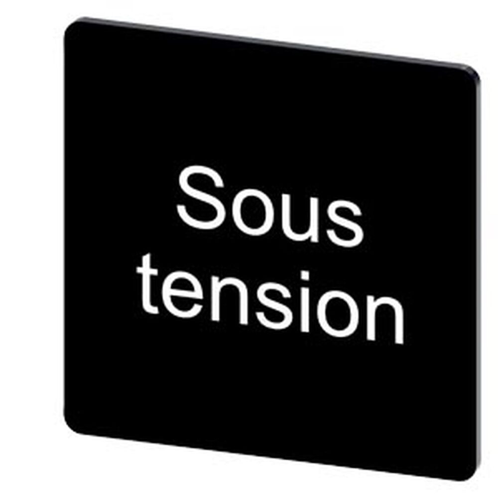 Siemens Bezeichnungsschild 3SU1900-0AE16-0GS0