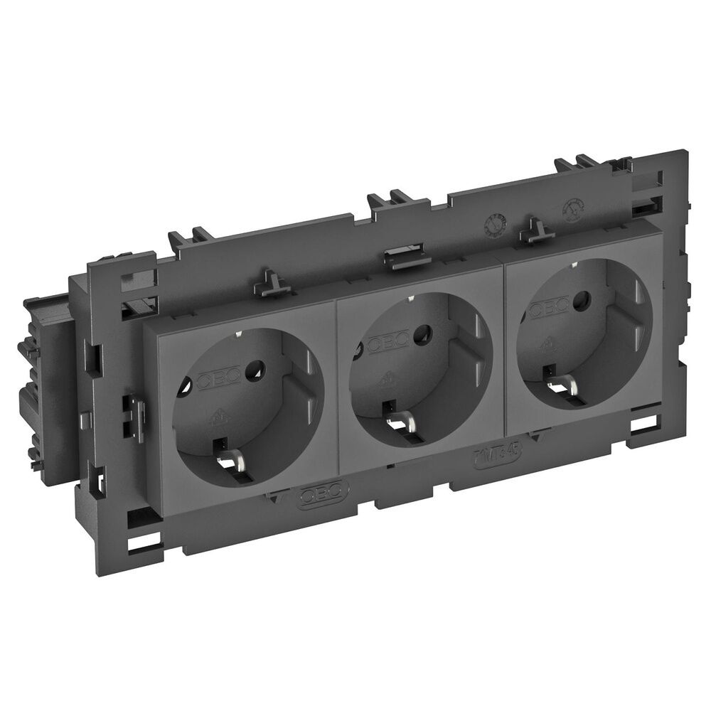 OBO Bettermann Steckdose 6120460 Typ STD-D0C8 SWGR3