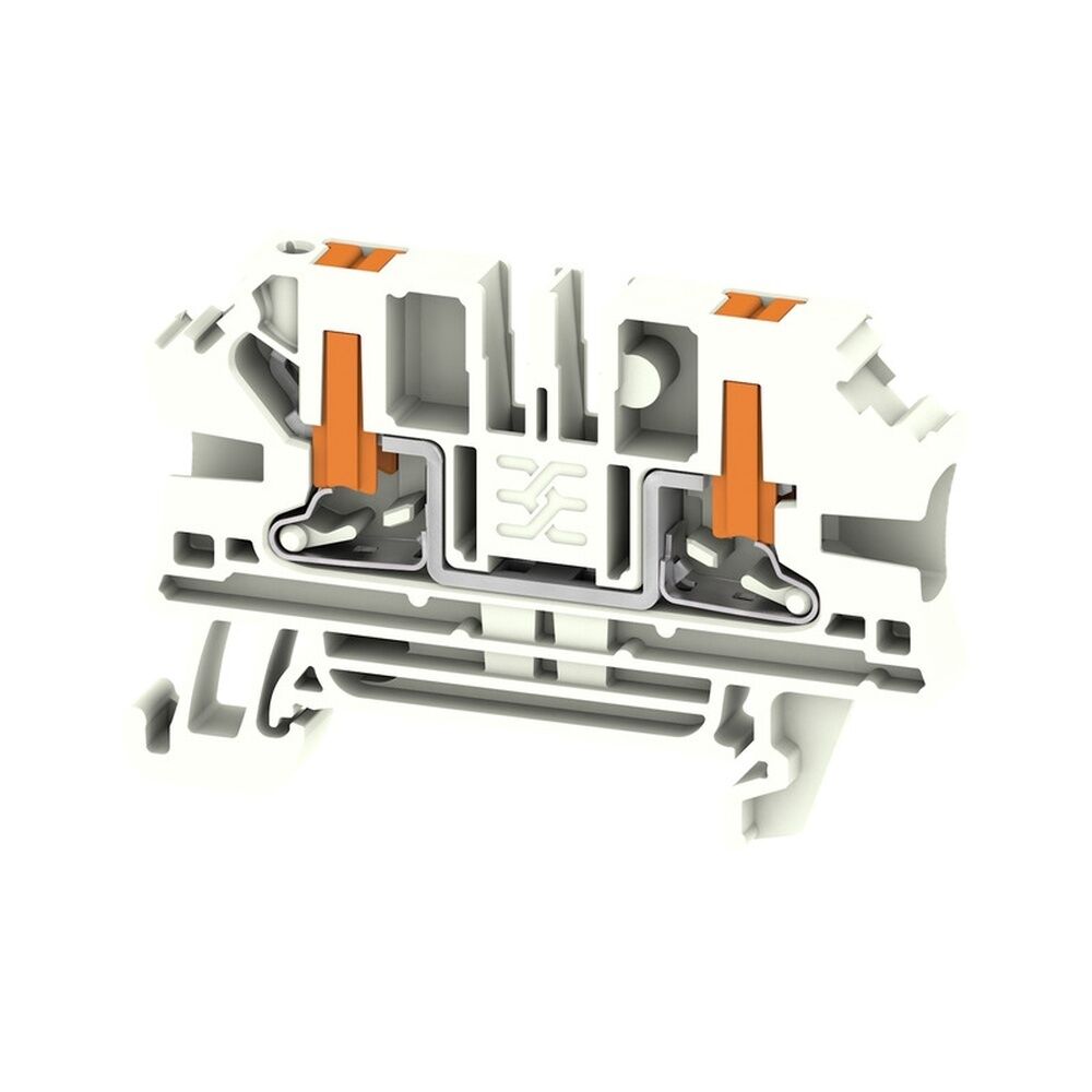 Weidmüller Durchgangs Reihenklemme 2871940000 Typ AL2C 4 WT