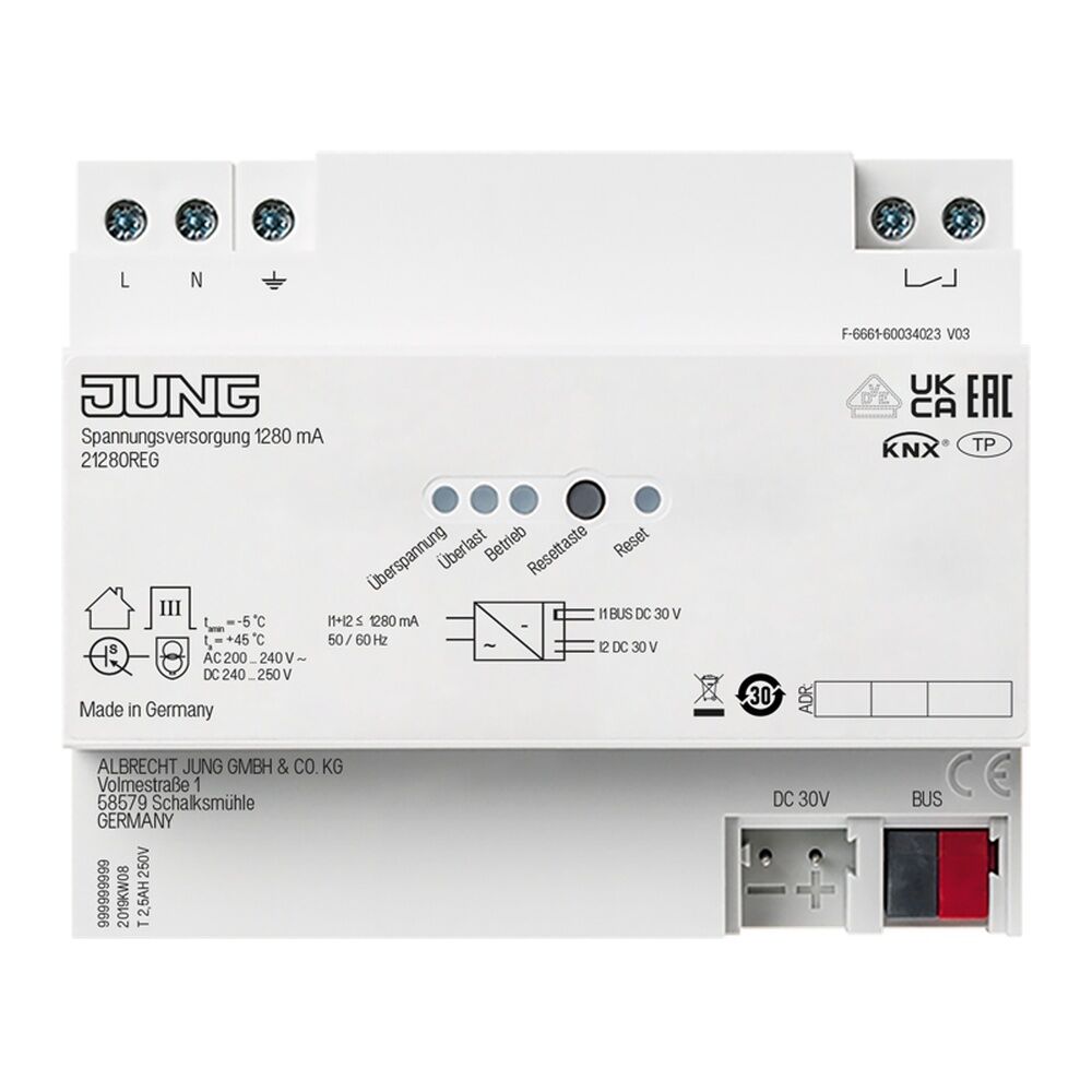 Jung KNX Spannungsversorgung 21280REG